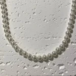 6mm Classic Imitation Pearl Necklace - Elegant Design