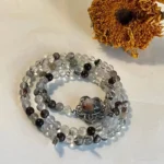 Triple-Layer 6mm Multicolor Ghost Crystal Beaded Bracelet - Enhance Positive Energy & Attraction