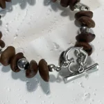Coffee Bean Heart Bracelet - Unique Coffee Bean Design