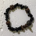 Coffee Bean & Obsidian Bracelet - Trendy Coffee Bean & Obsidian Combo