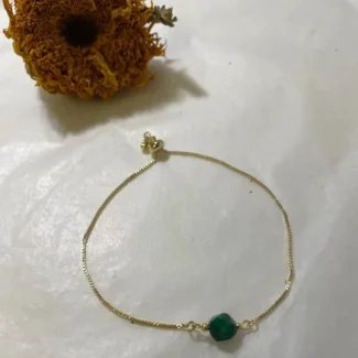 Adjustable Green Tiger’s Eye Bracelet - Custom Fit