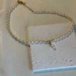5mm Freshwater Pearl Necklace with Pearl Pendant