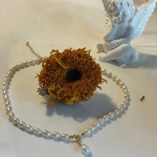 5mm Freshwater Pearl Necklace with Pearl Pendant