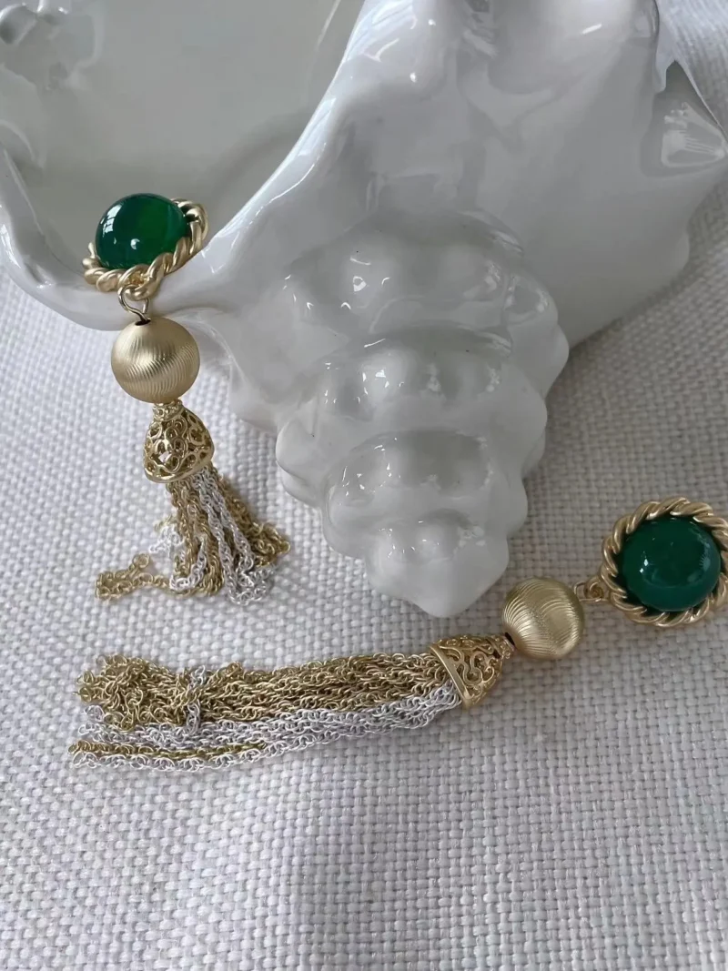 Vintage Tessels Dangle Earrings